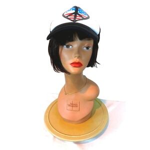 USA Heart Hat American Flag Snapback Cap Hat Adult  Multicolor Adjustable Hat